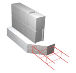 Produits Fimurex – Maisons individuelles - Fondations - Chaînage de fondation CH-FM-FR