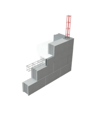 Produits Fimurex – Armatures et Aciers – Chaînages sismiques verticaux – Hauteur d'un niveau CSHA - CSHB - CSLA